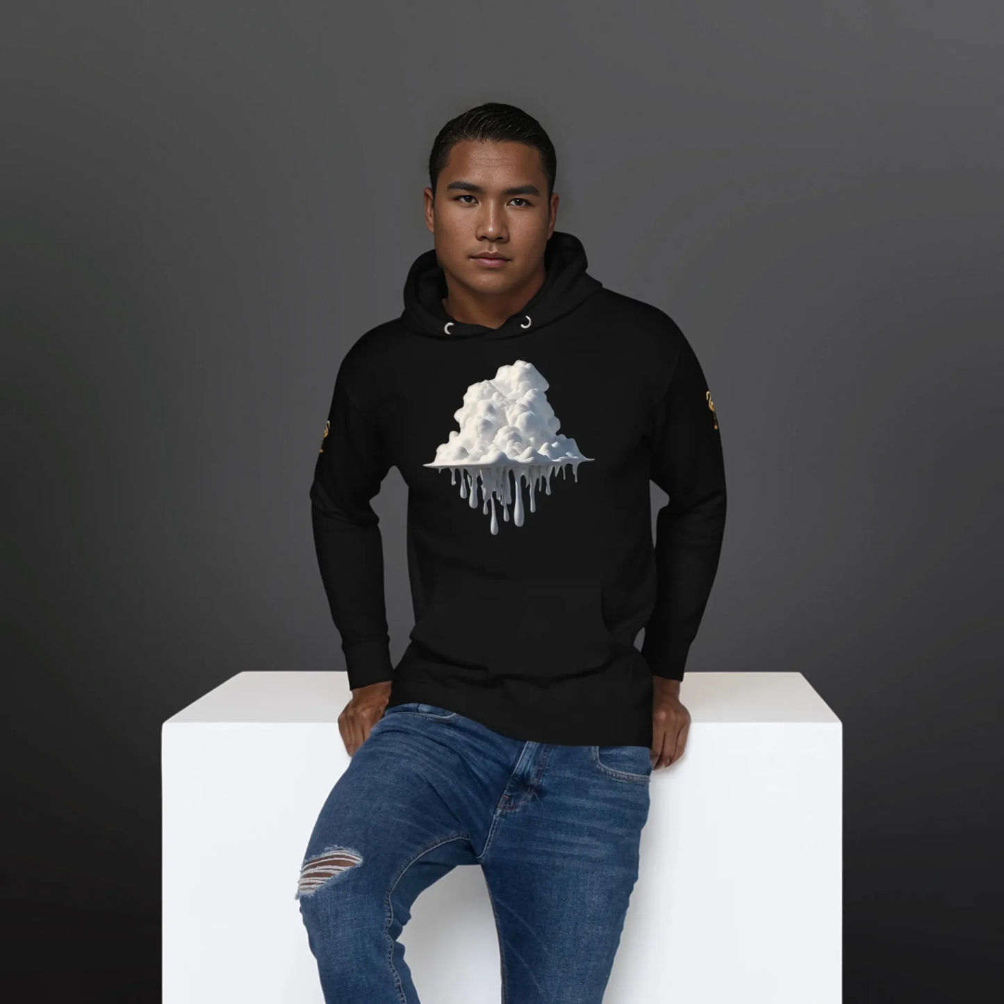 PLUSH BOY MARSHMALLOW CLOUDS HOODIE