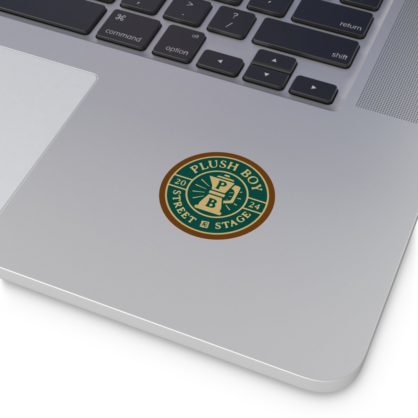 PLUSH BOY COFFEE Round Vinyl Stickers (1st Edition)