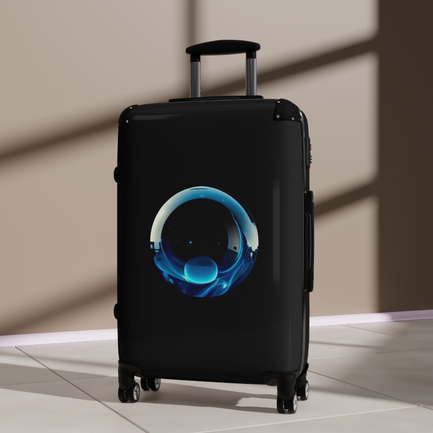 PLUSH BOY SAPPHIRE GLOBE SUITCASE