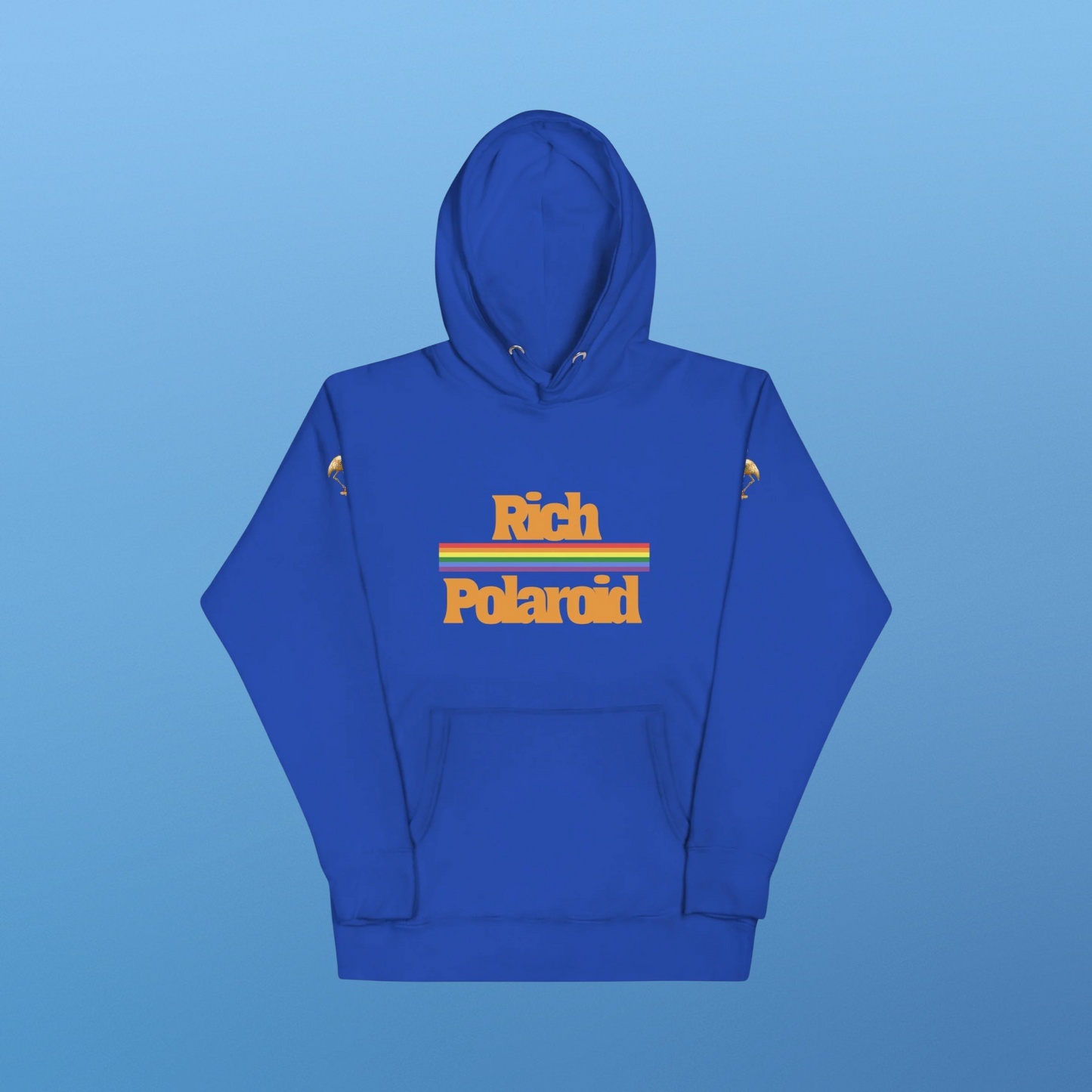 PLUSH BOY BLEUBURRY RICH POLAROID HOODIE