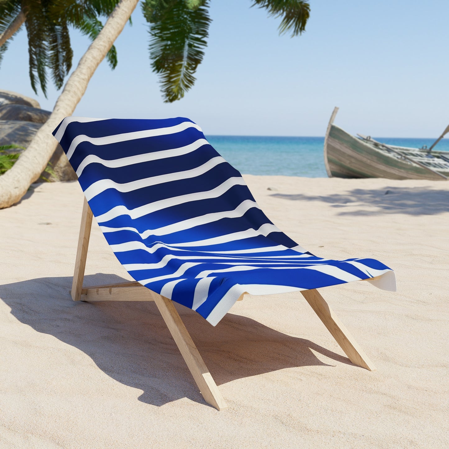 PLUSH BOY NAUTICAL BEACH TOWEL