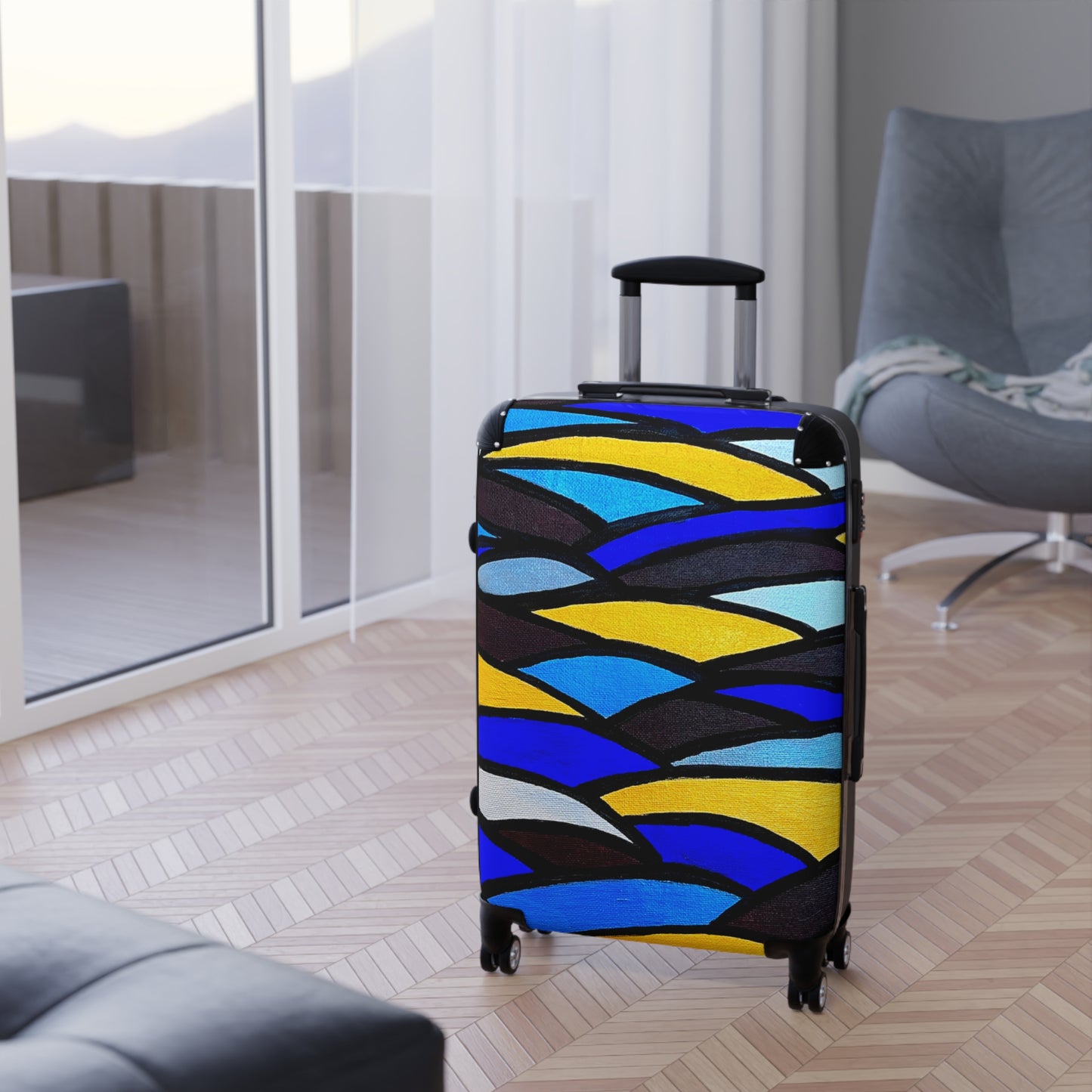 PLUSH BOY ROLLING HILLS SUITCASE
