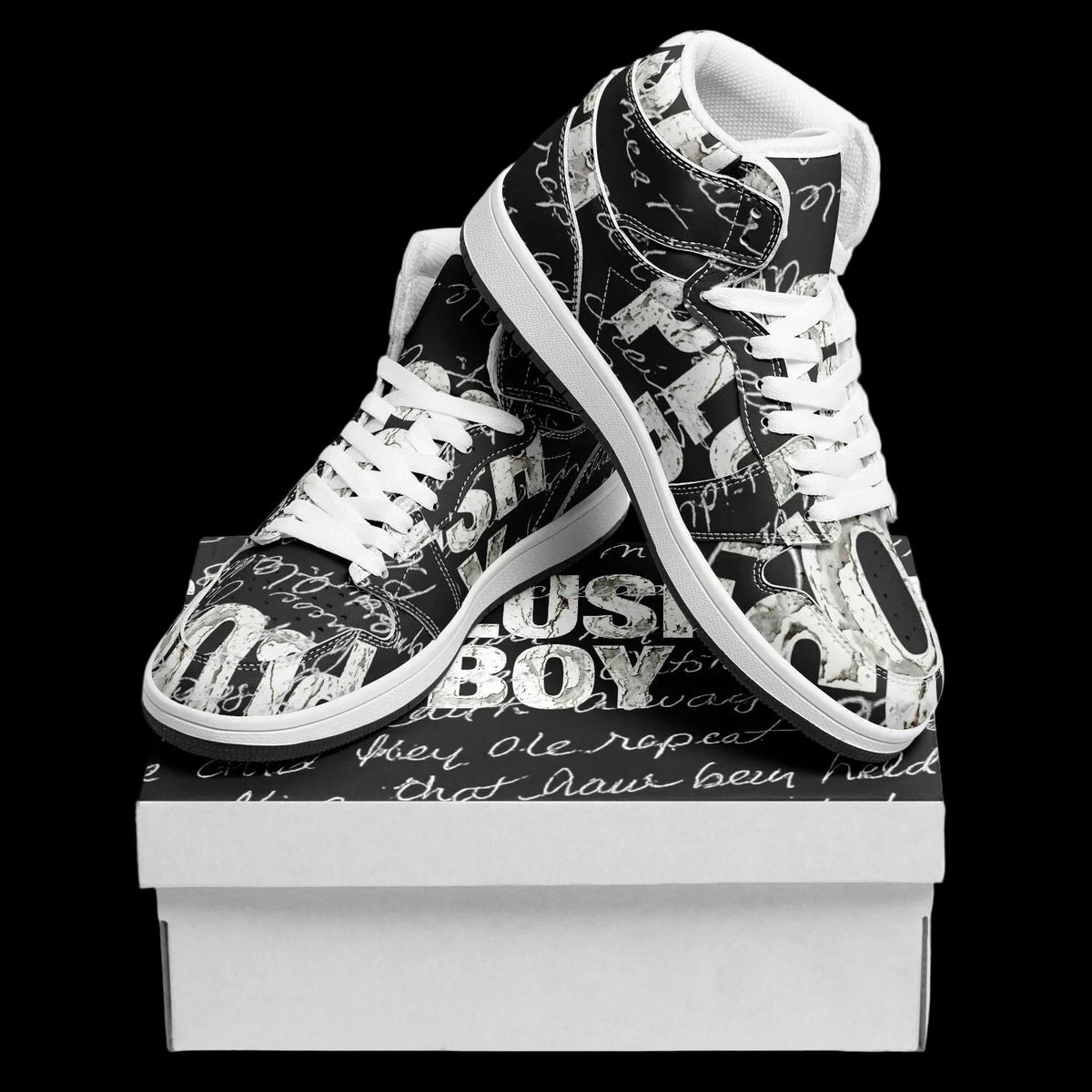 FASHION AFFIRMATIONS #1 Motion High Top Shoes
