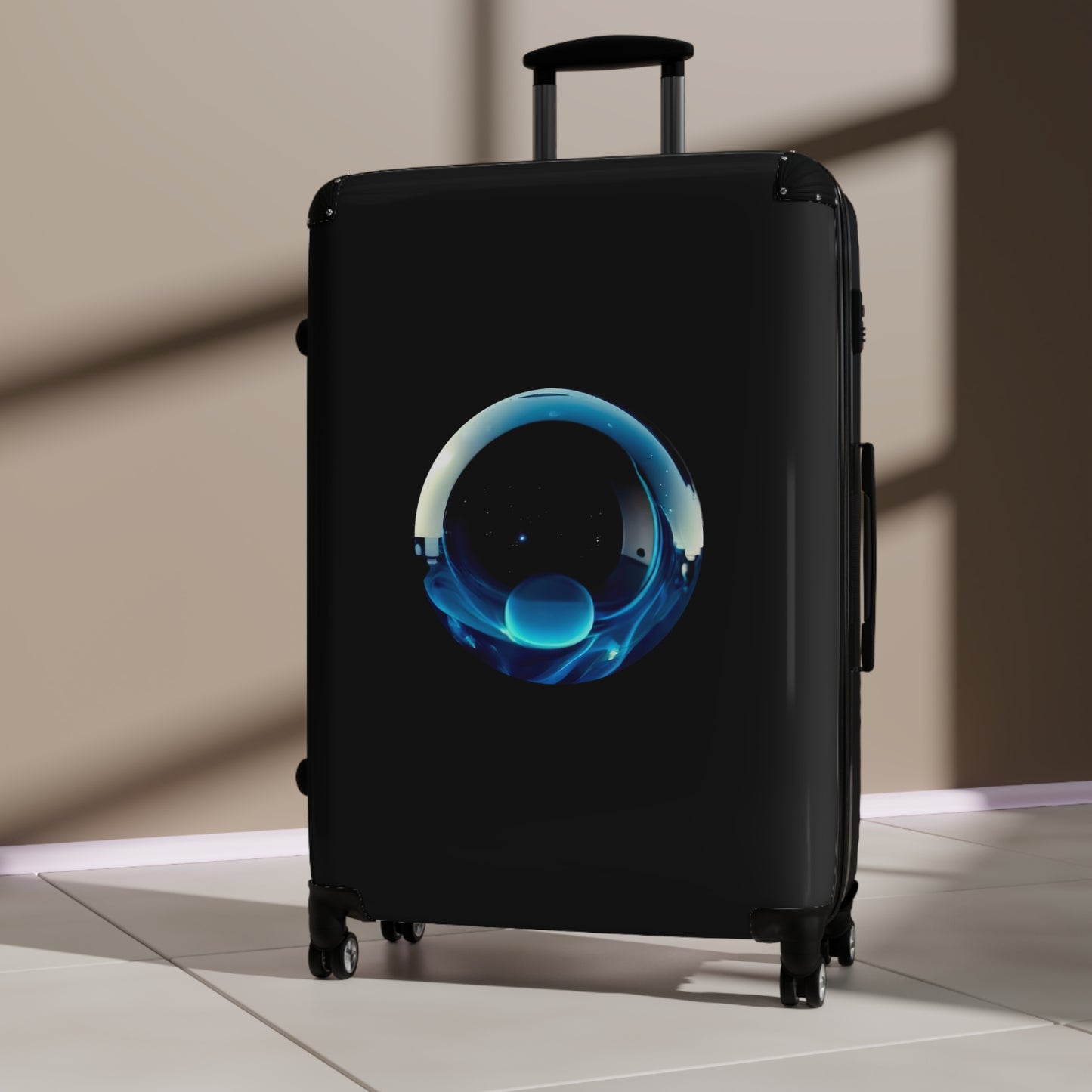 PLUSH BOY SAPPHIRE GLOBE SUITCASE
