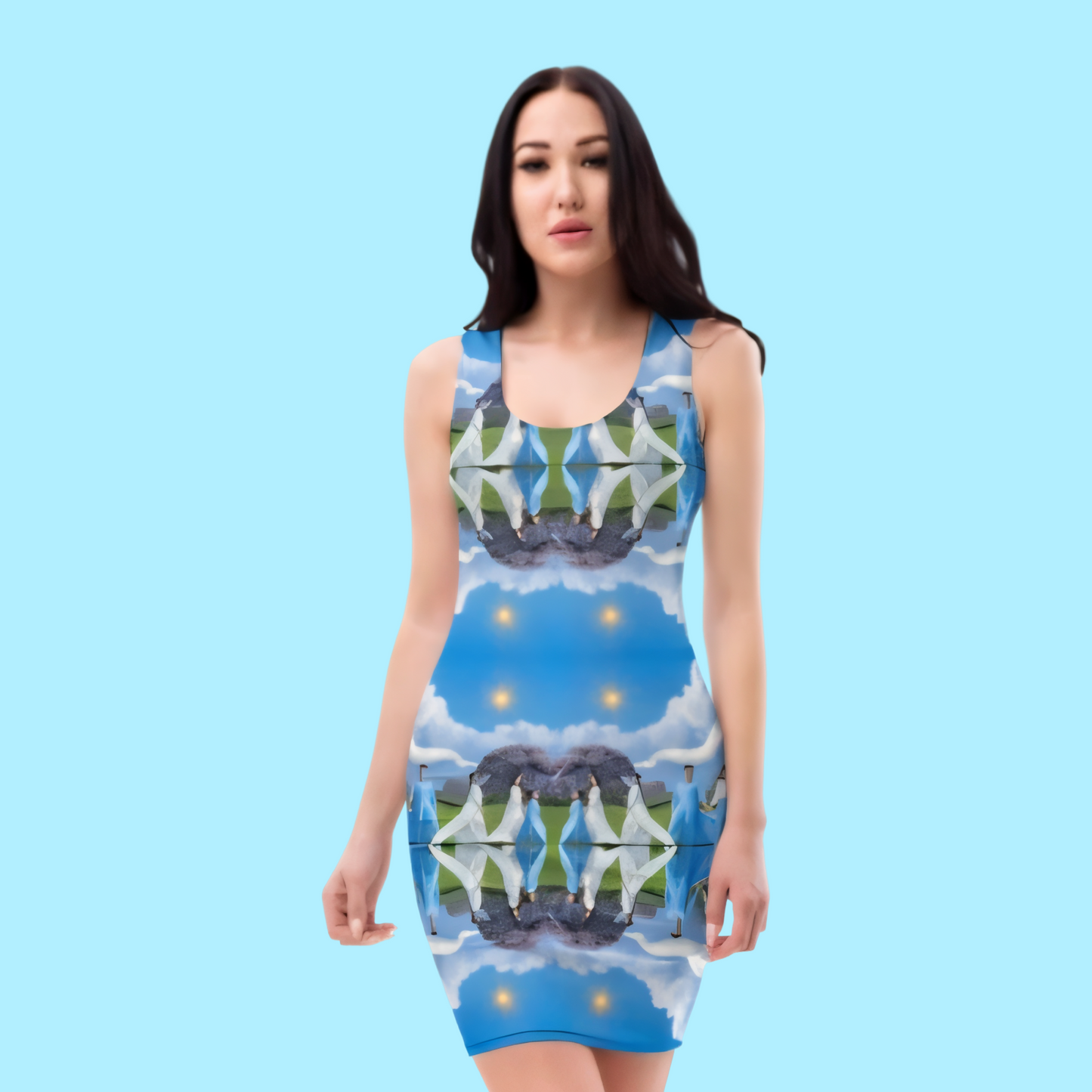 BLUE DIAMOND SKY DRESS