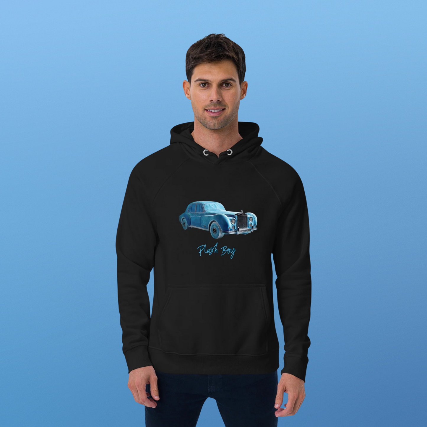 PLUSH BOY BLEUBURRY LUXURY CAR HOODIE