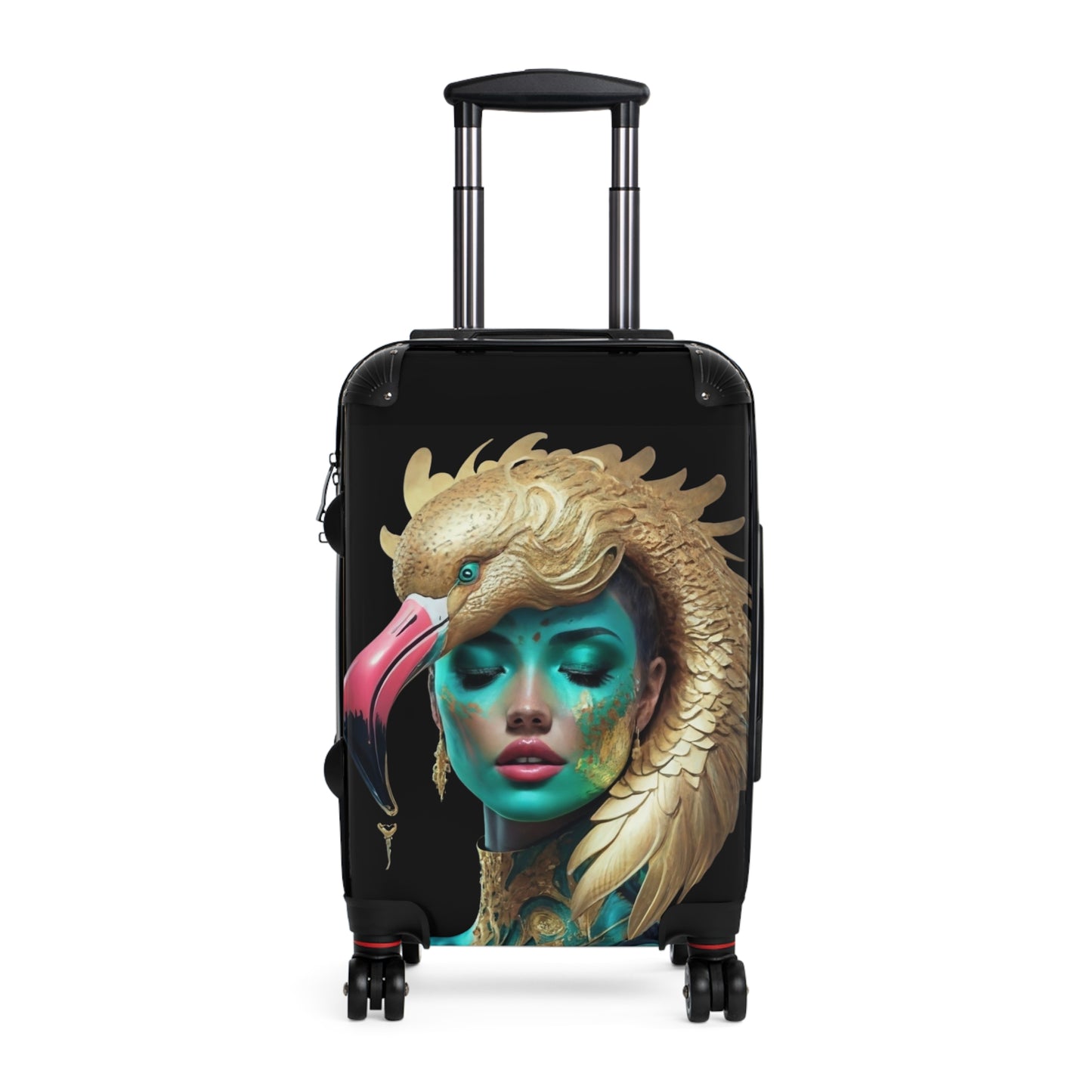 PLUSH BOY FLAMINGO CROWN SUITCASE