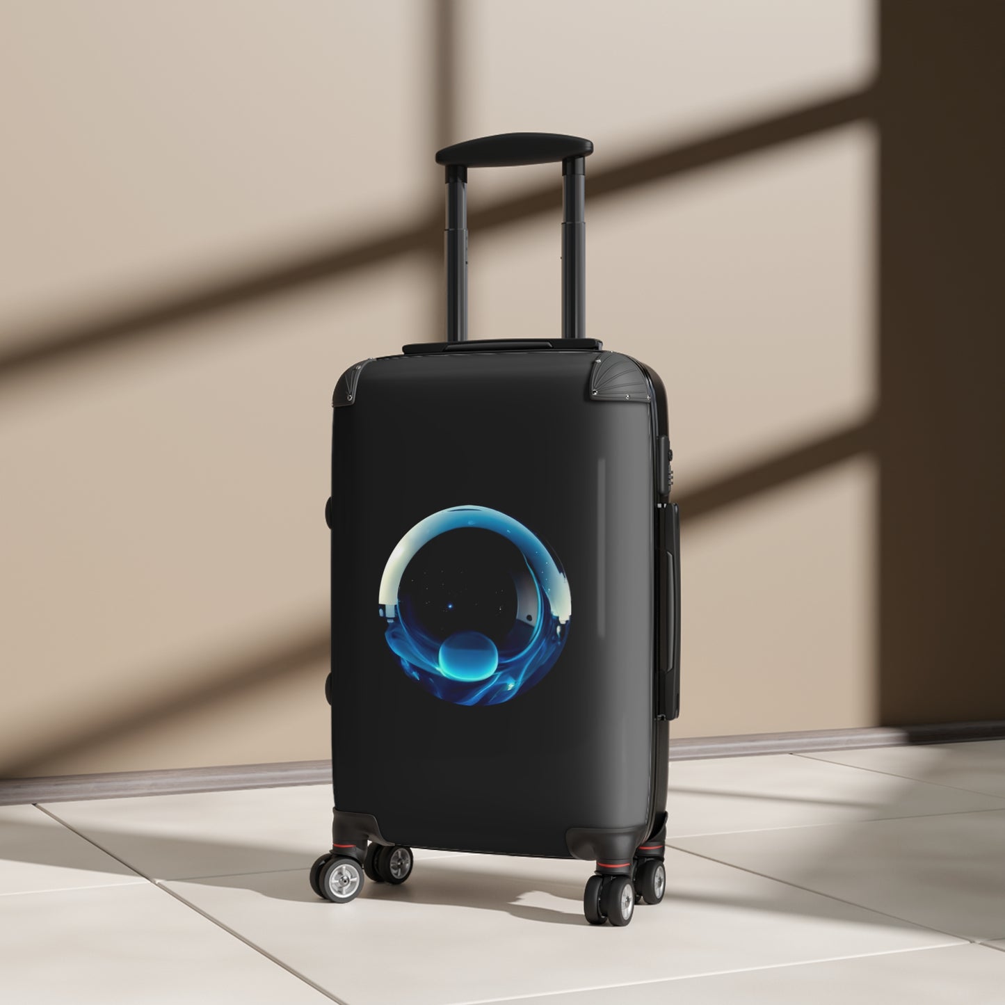 PLUSH BOY SAPPHIRE GLOBE SUITCASE