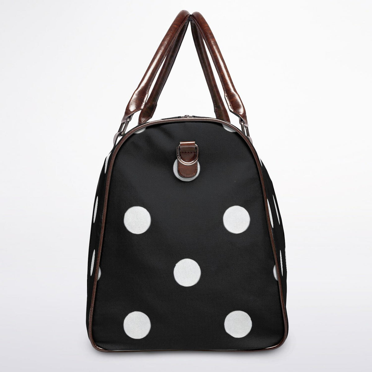 BLACK POLKA DOTS Duffel Bag