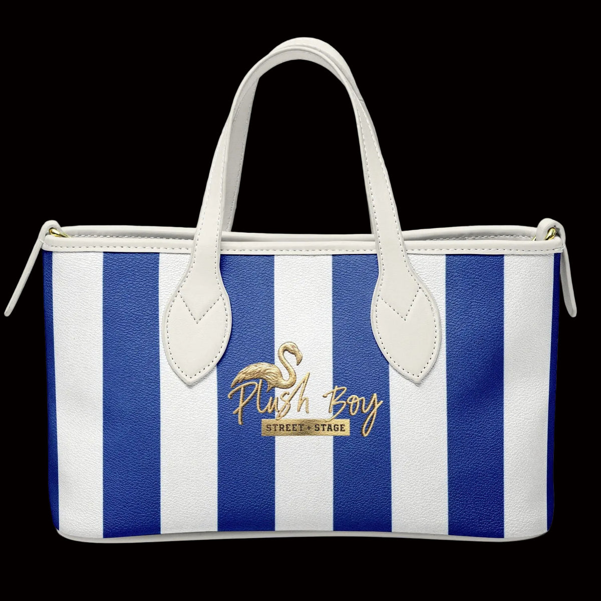 NAUTICAL STEREO Leather Tote Bag