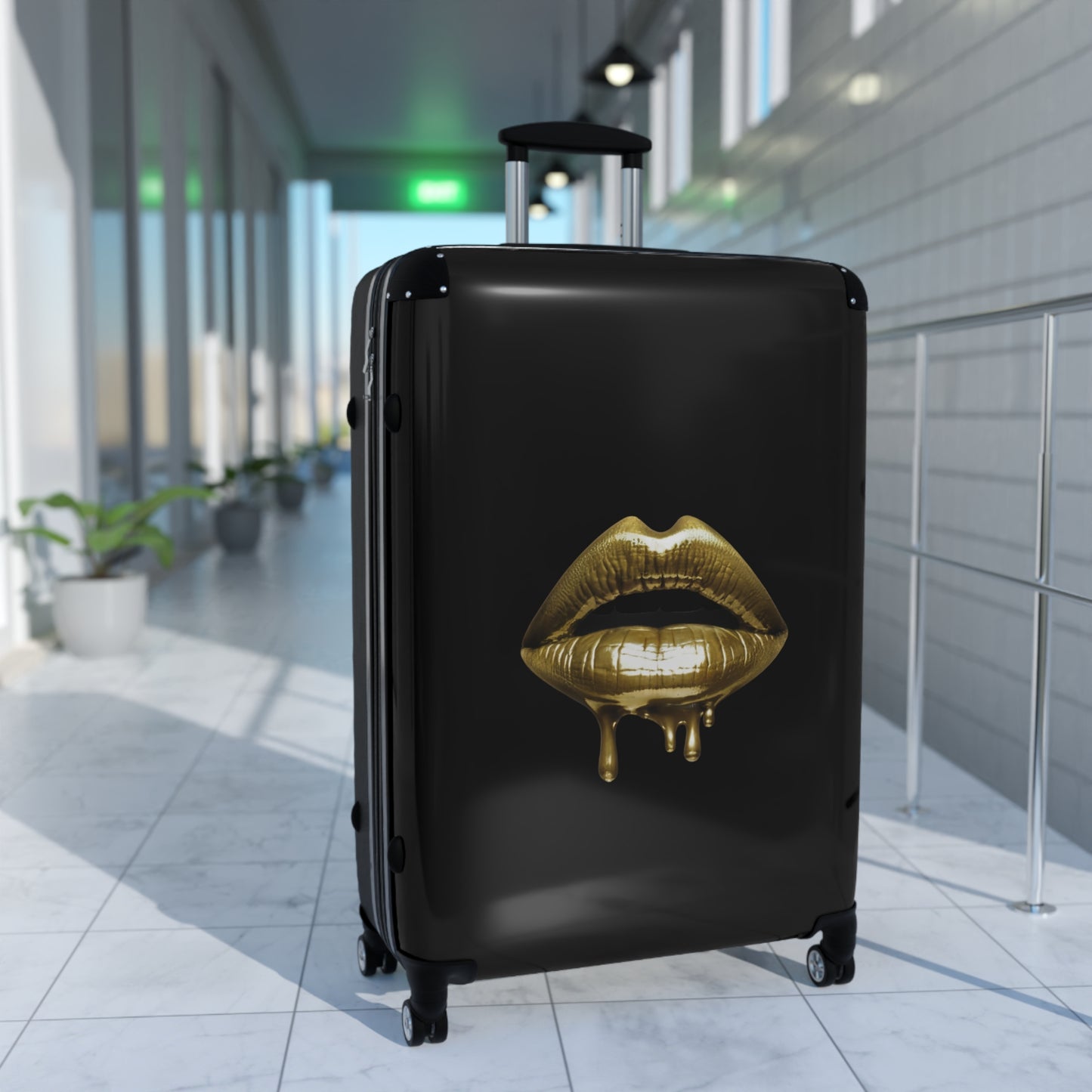 PLUSH BOY LIQUID GLITTER WILD SUITCASE