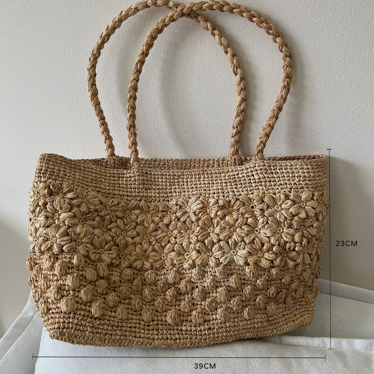 Raffia Hand-Woven Tote and Bucket Bag