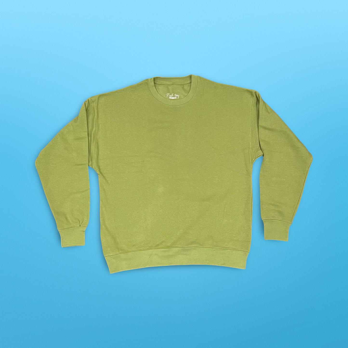PLUSH BOY SOLID AVOCADO SWEATSHIRT