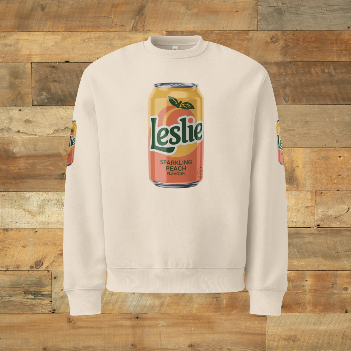LESLIE'S SPARKLING PEACH OVERSIZED SWEATSHIRT