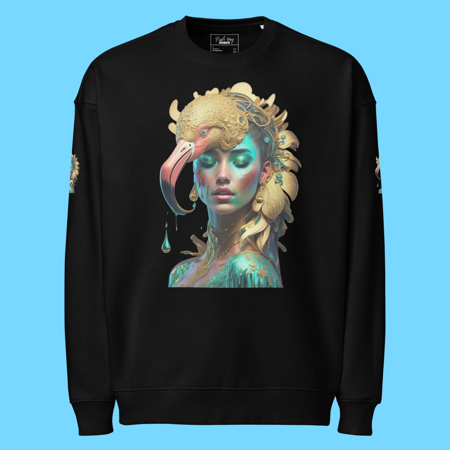 FLAMINGO OVERSIZED HOODIE