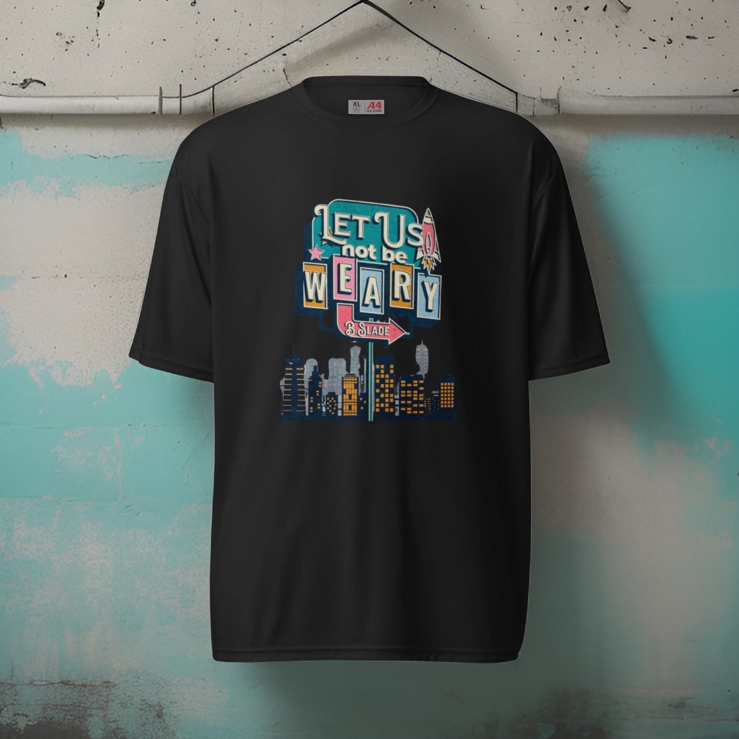PLUSH BOY BLACKBURRY LET US NOT BE WEARY CREW NECK TEE