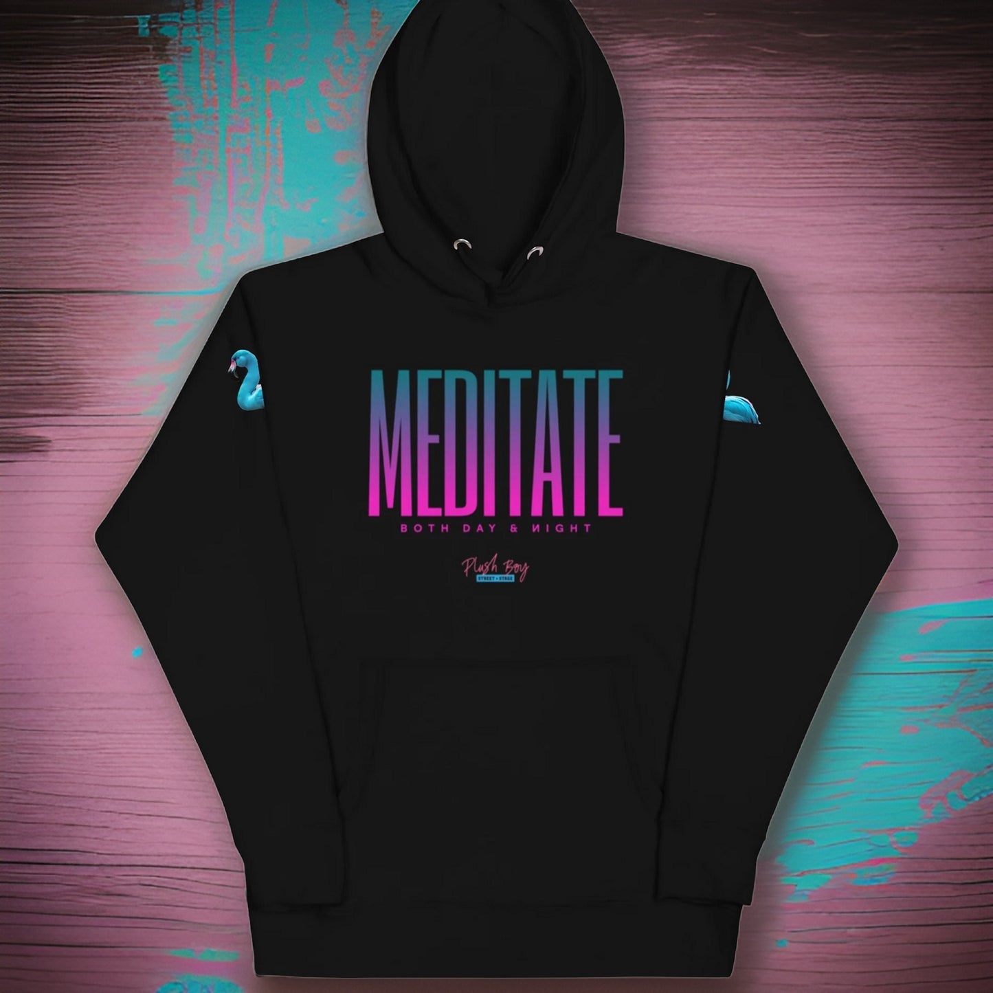 PLUSH BOY BLACKBURRY MEDITATE HOODIE (1st Edition)
