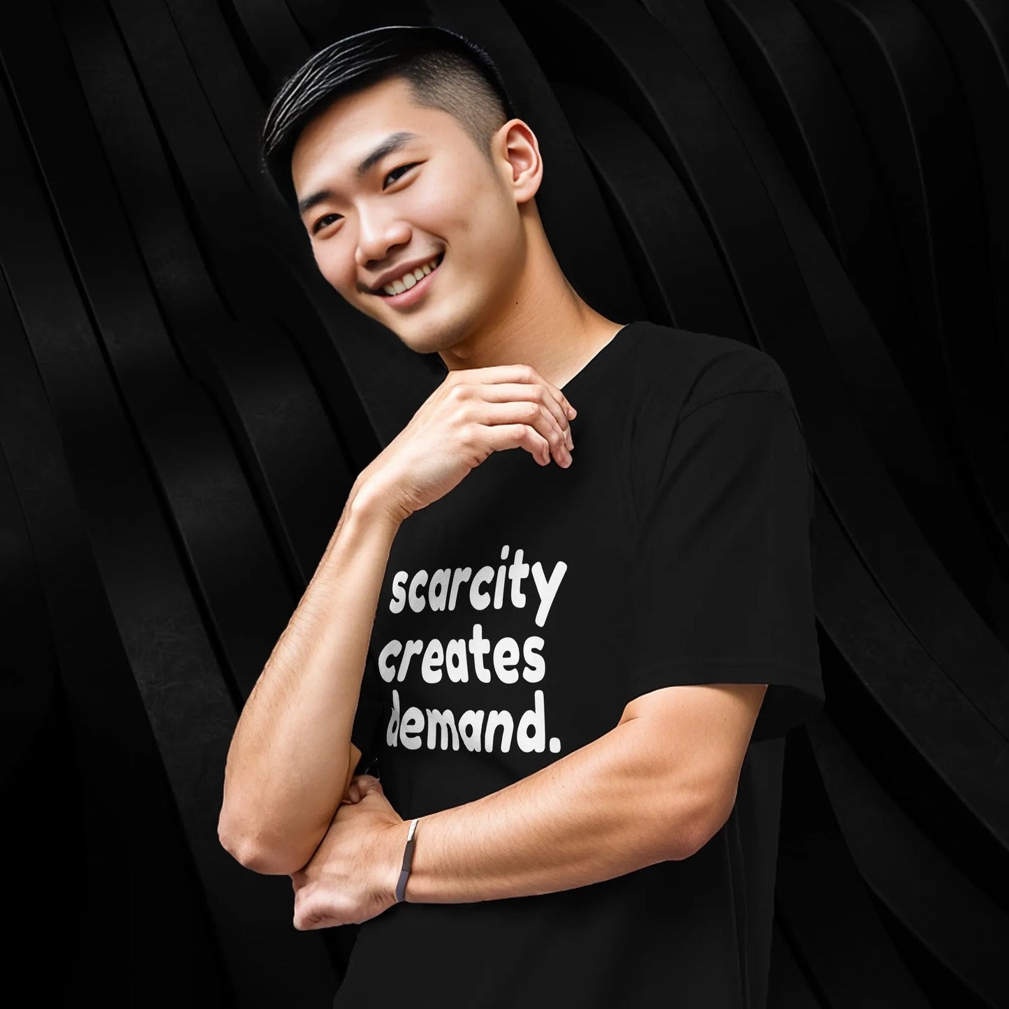 PLUSH BOY BLACKBURRY "SCARCITY CREATES DEMAND" TEE