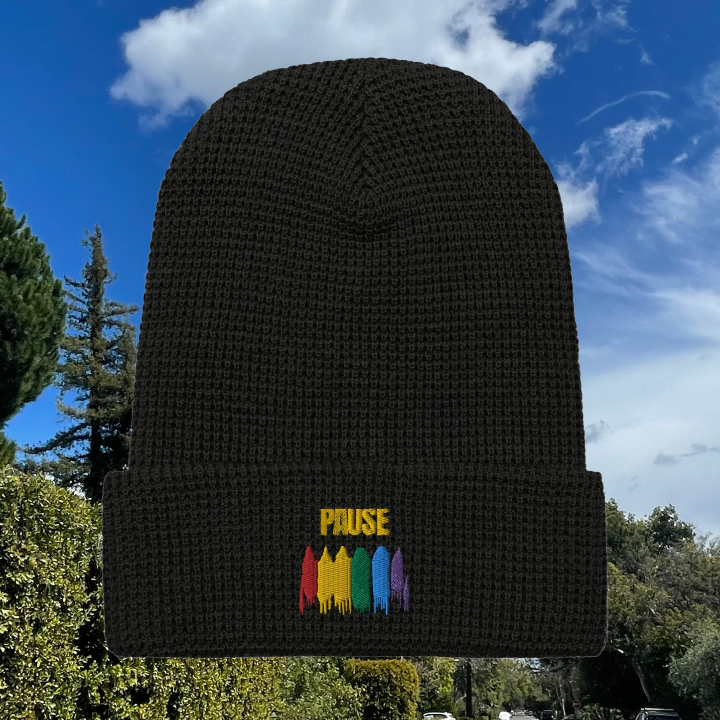 PLUSH BOY PAUSE BLACK BEANIE
