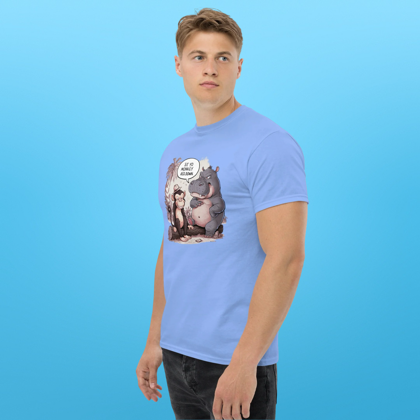 PLUSH BOY SIT YO MONKEY ASS DOWN TEE
