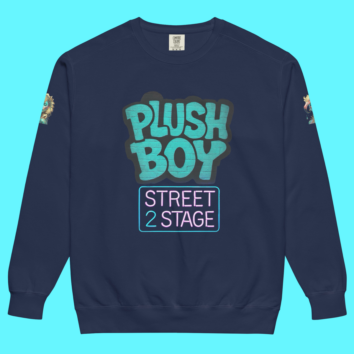 PLUSH BOY GARMENT DYED SWEATSHIRT