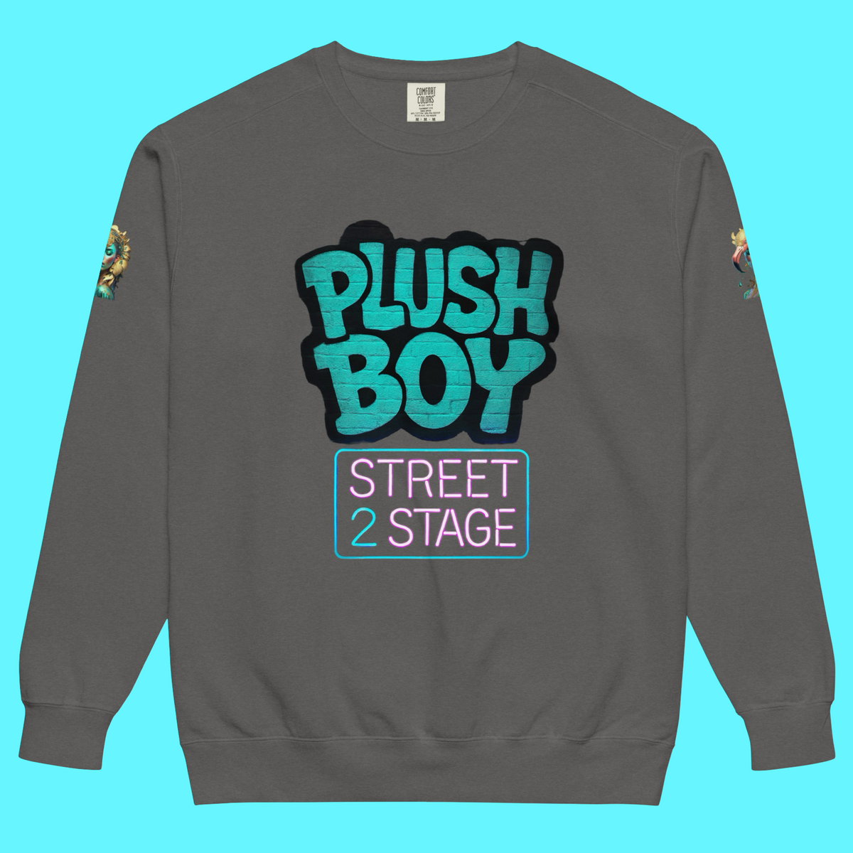 PLUSH BOY GARMENT DYED SWEATSHIRT