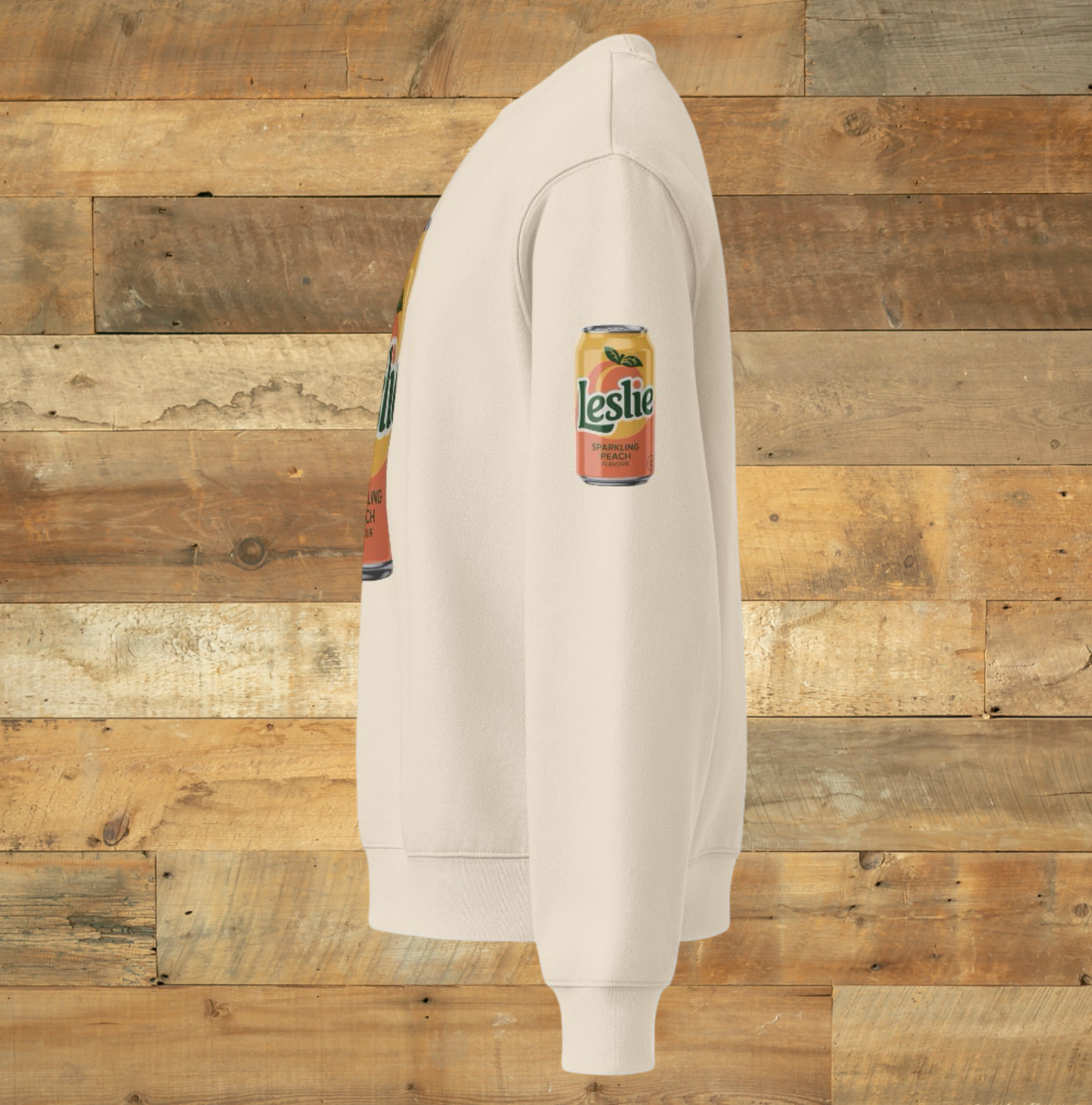 LESLIE'S SPARKLING PEACH OVERSIZED SWEATSHIRT