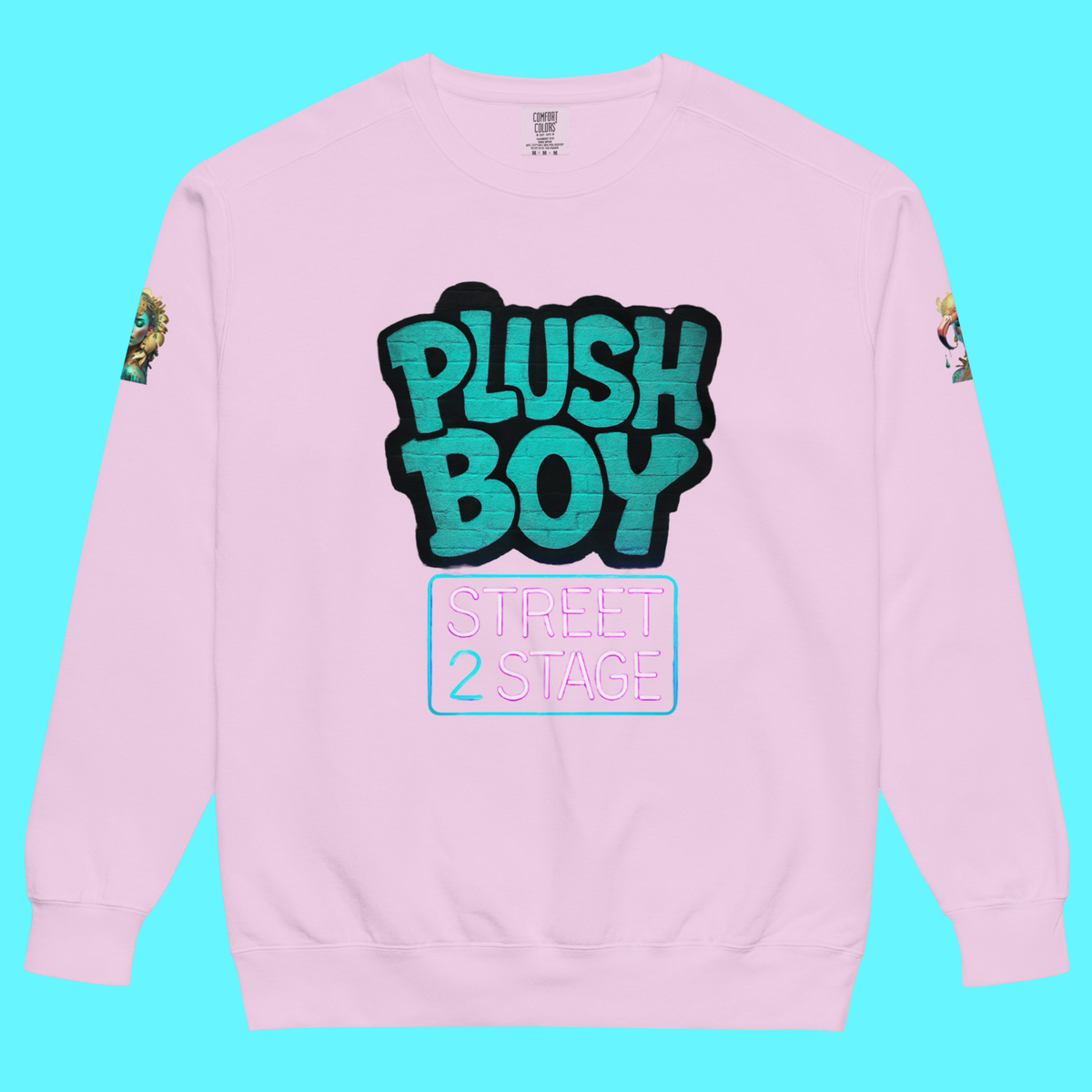 PLUSH BOY GARMENT DYED SWEATSHIRT