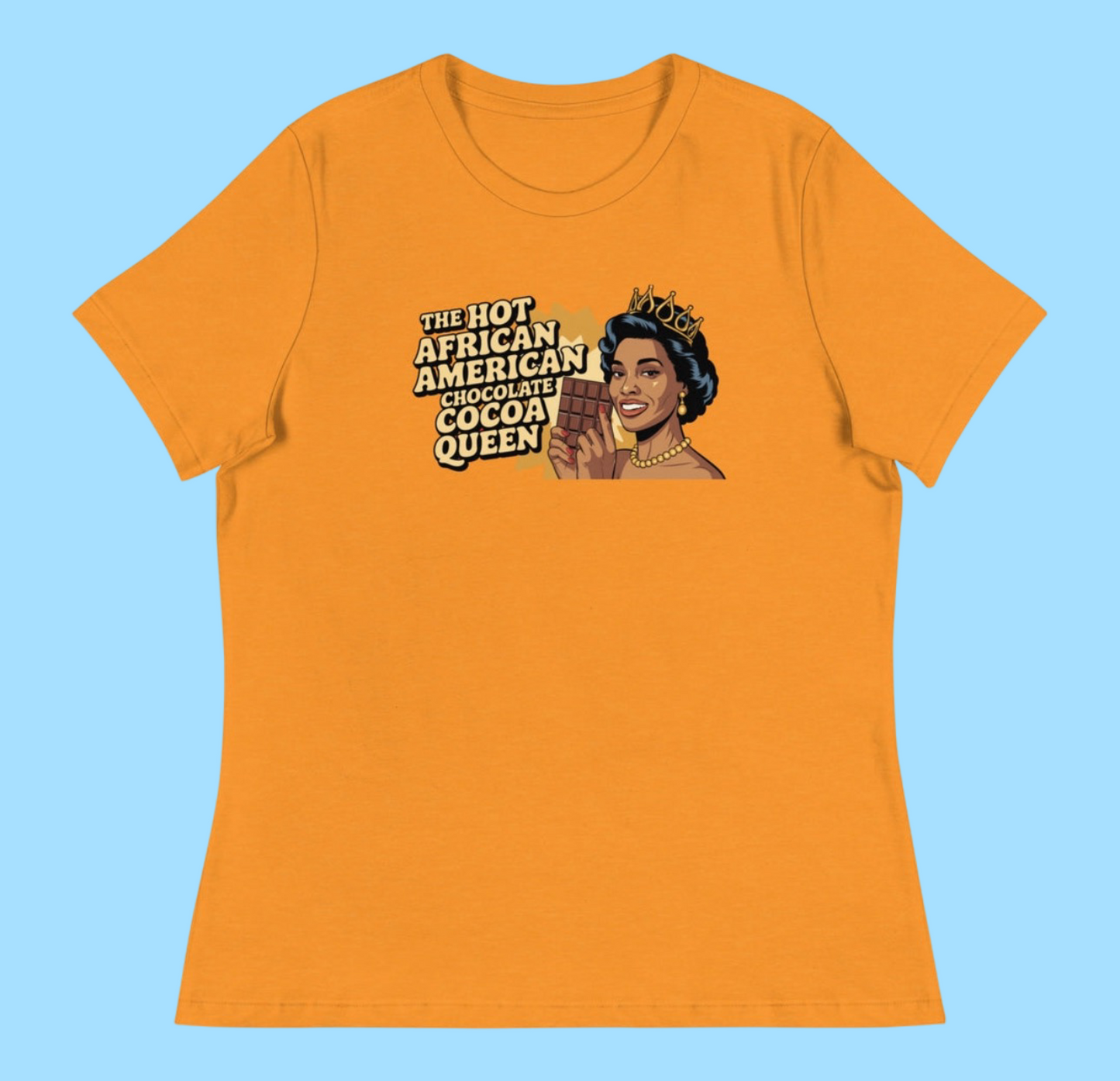 THE HOT AFRICAN AMERICAN CHOCOLATE COCOA QUEEN TEE