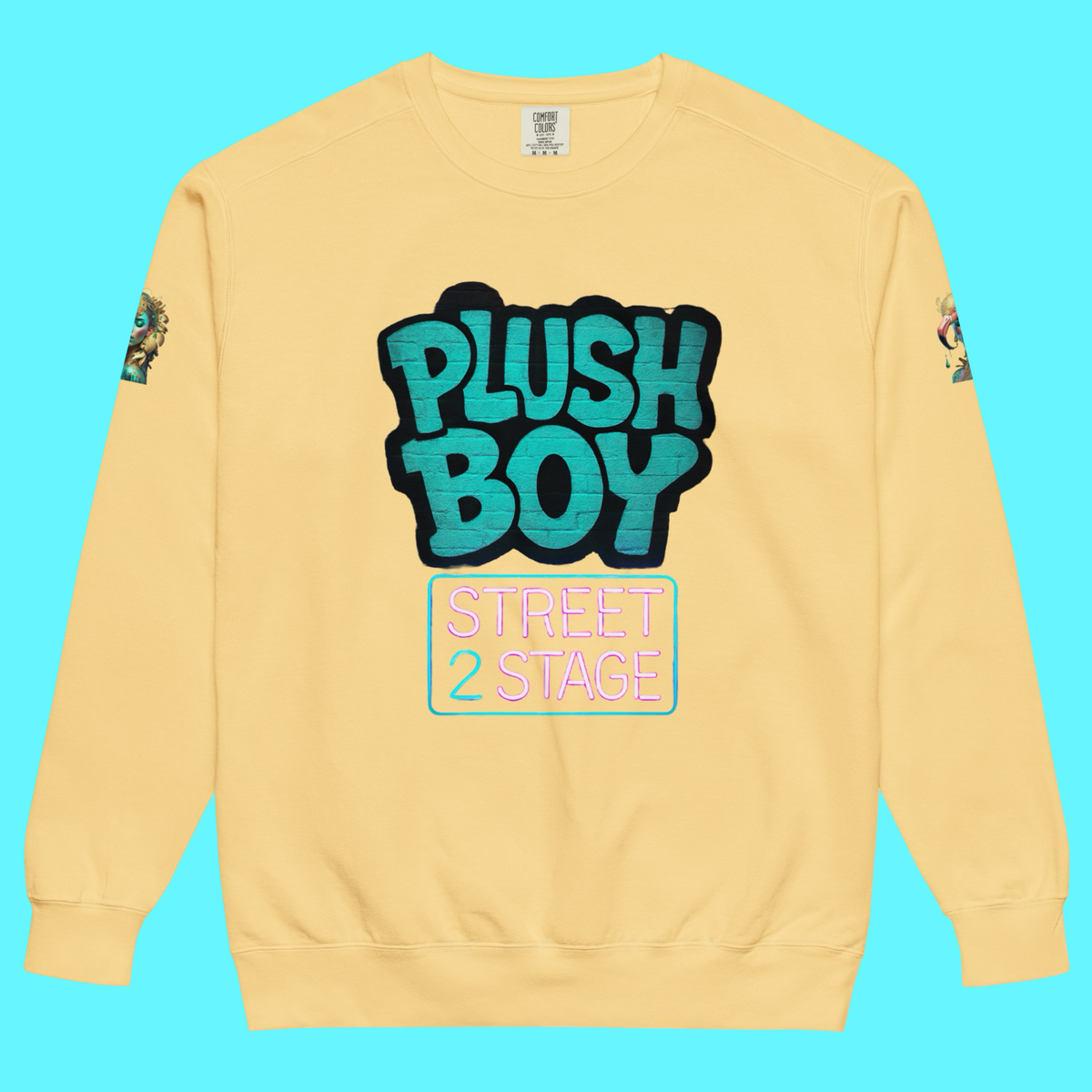PLUSH BOY GARMENT DYED SWEATSHIRT