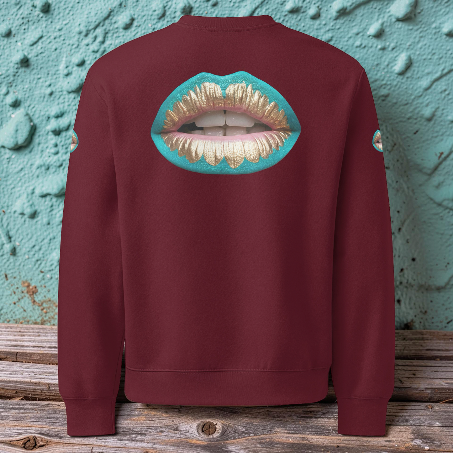PLUSH BOY PEACH KISS Oversized heavyweight sweatshirt