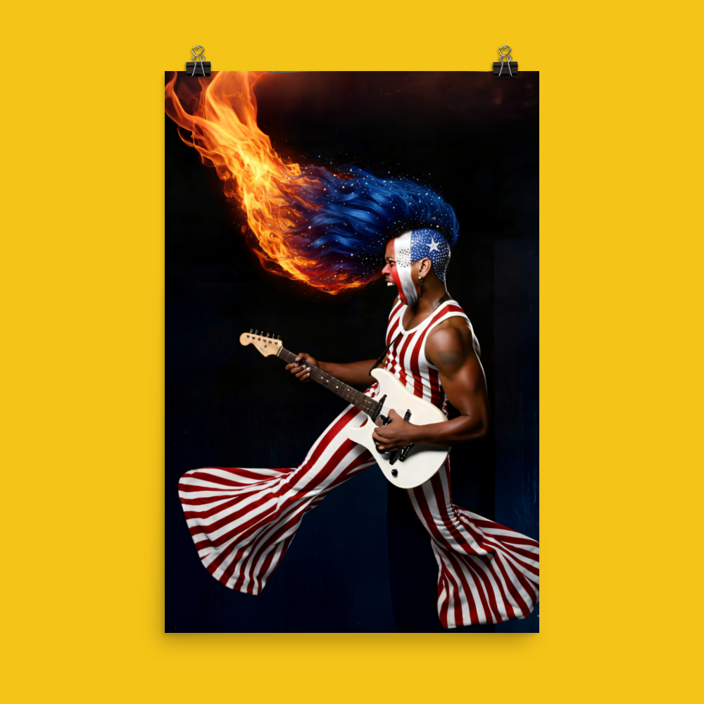 AMERICAN SCREAMING EAGLE POSTER