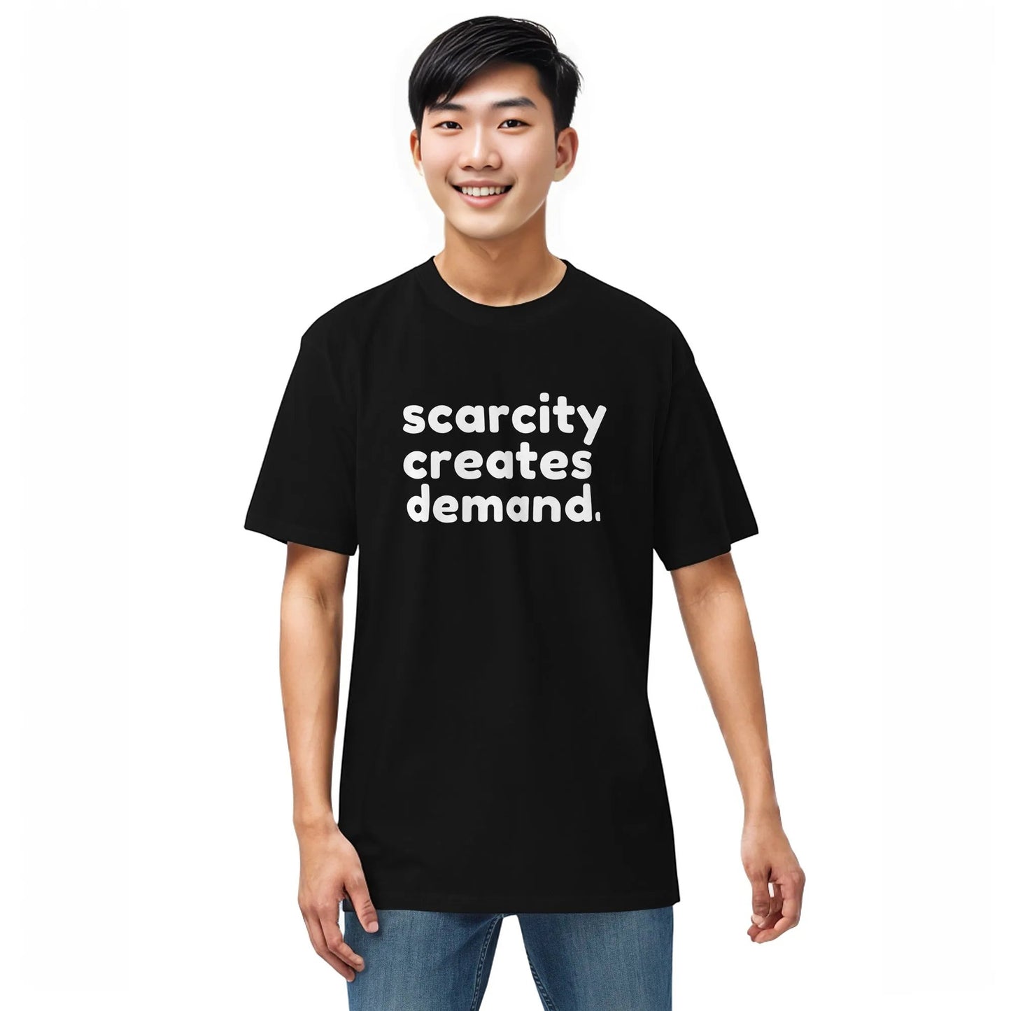 PLUSH BOY BLACKBURRY "SCARCITY CREATES DEMAND" TEE