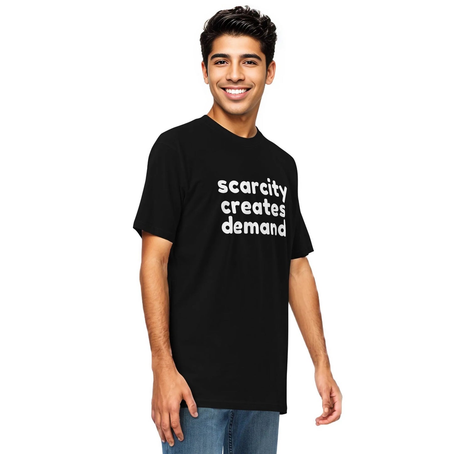 PLUSH BOY BLACKBURRY "SCARCITY CREATES DEMAND" TEE