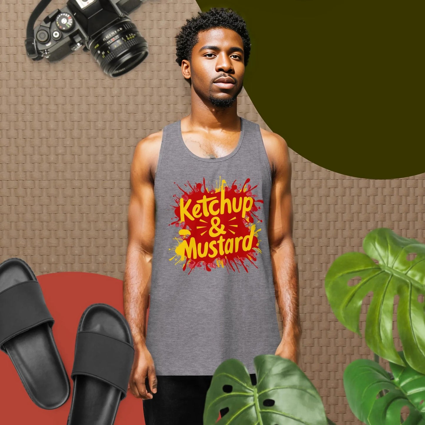 PLUSH BOY KETCHUP & MUSTARD TANK TOP