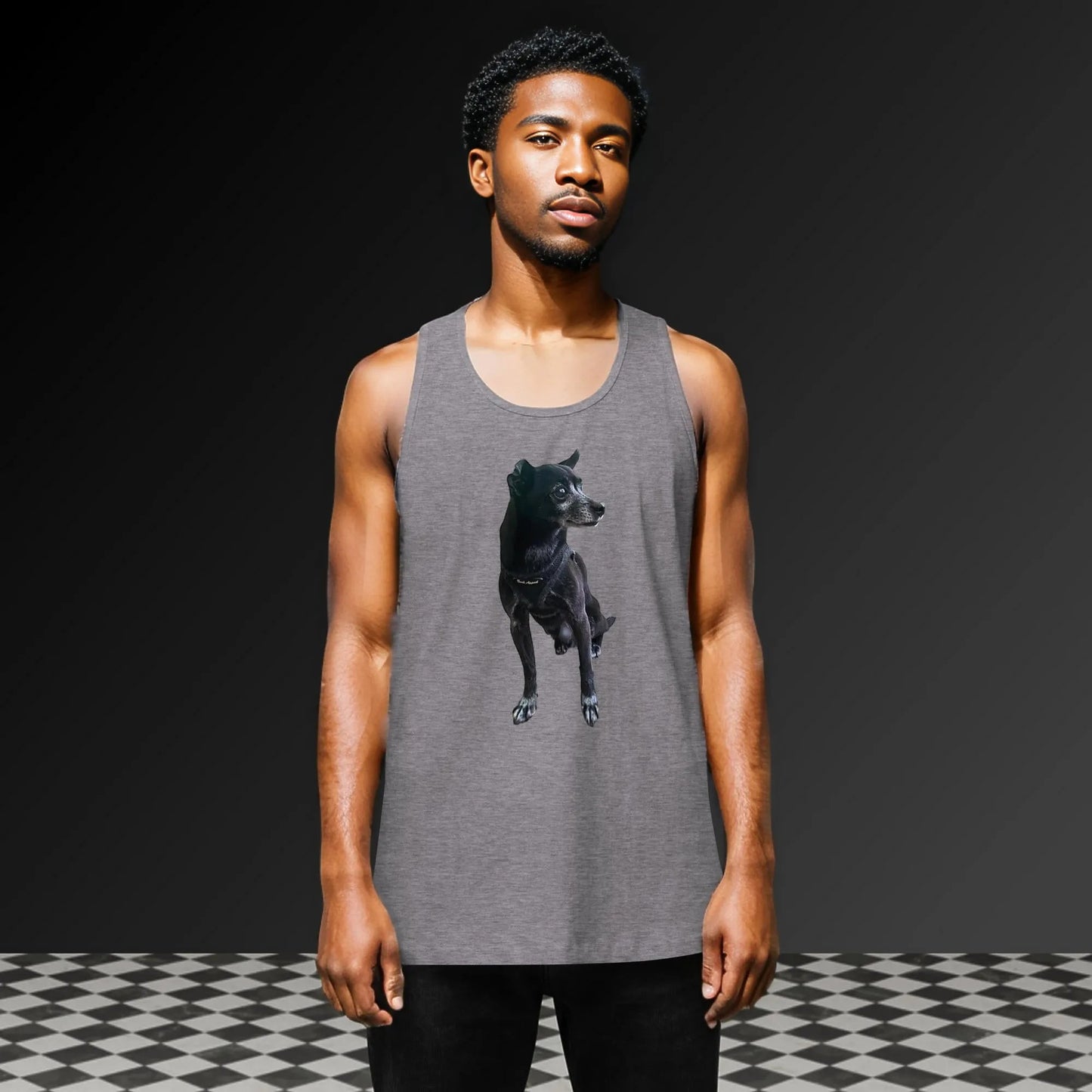 PLUSH BOY CHANCE THE DOG TANK TOP