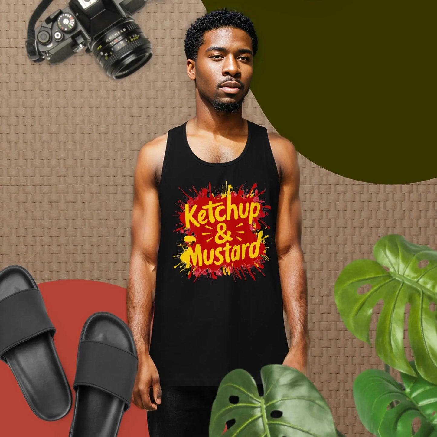 PLUSH BOY KETCHUP & MUSTARD TANK TOP