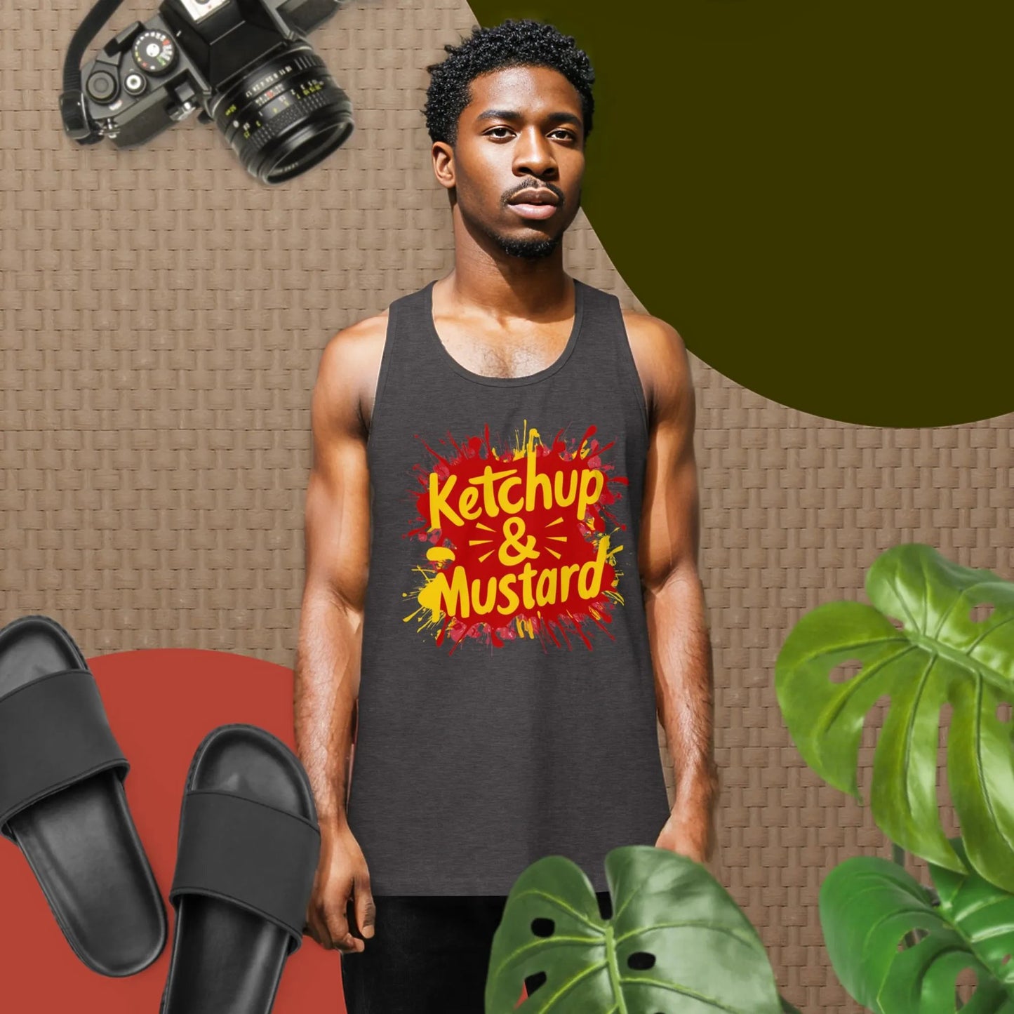 PLUSH BOY KETCHUP & MUSTARD TANK TOP