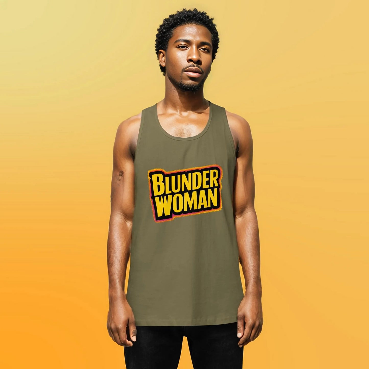 PLUSH BOY BLUNDER WOMAN TANK TOP