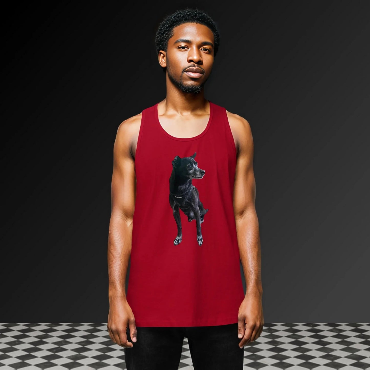 PLUSH BOY CHANCE THE DOG TANK TOP