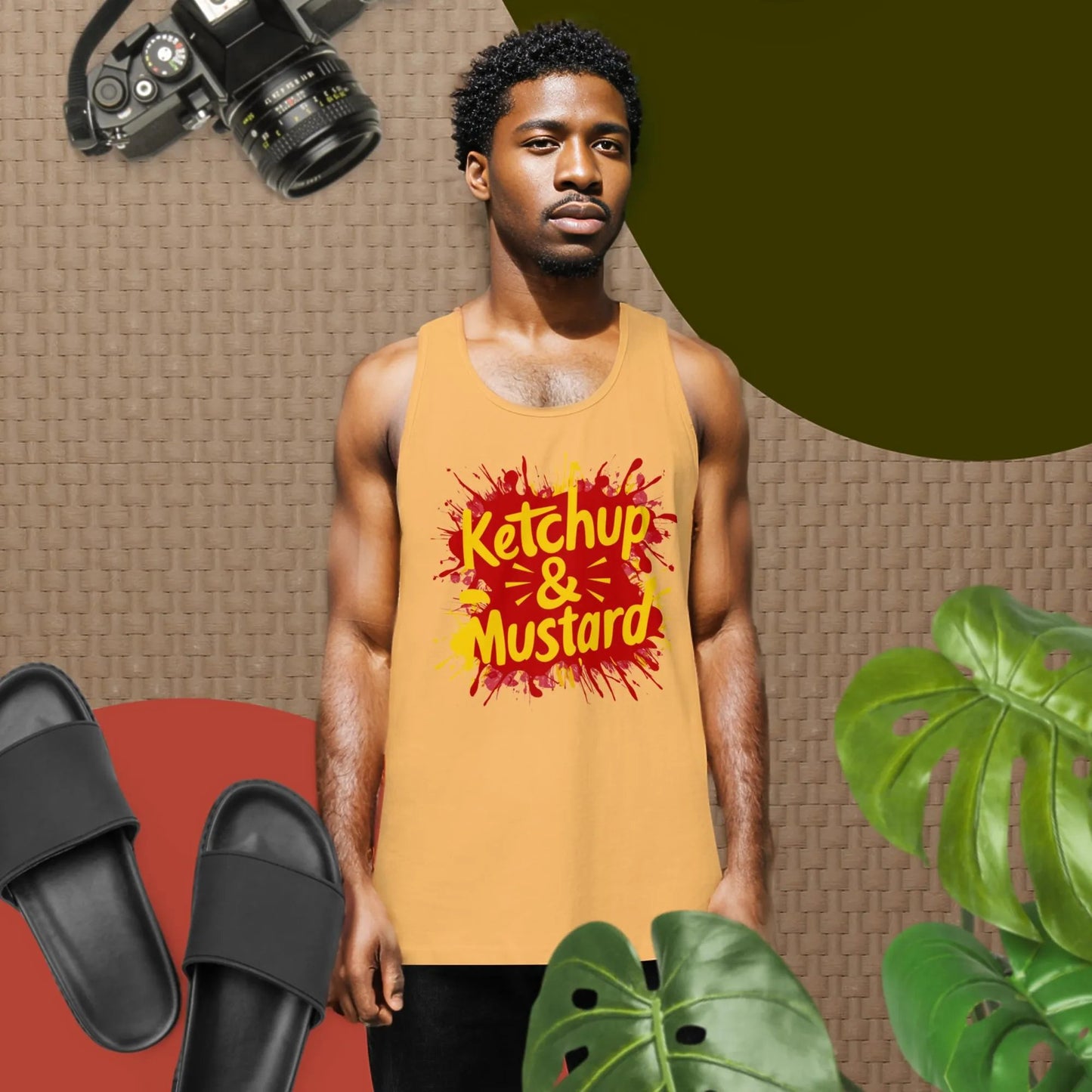 PLUSH BOY KETCHUP & MUSTARD TANK TOP