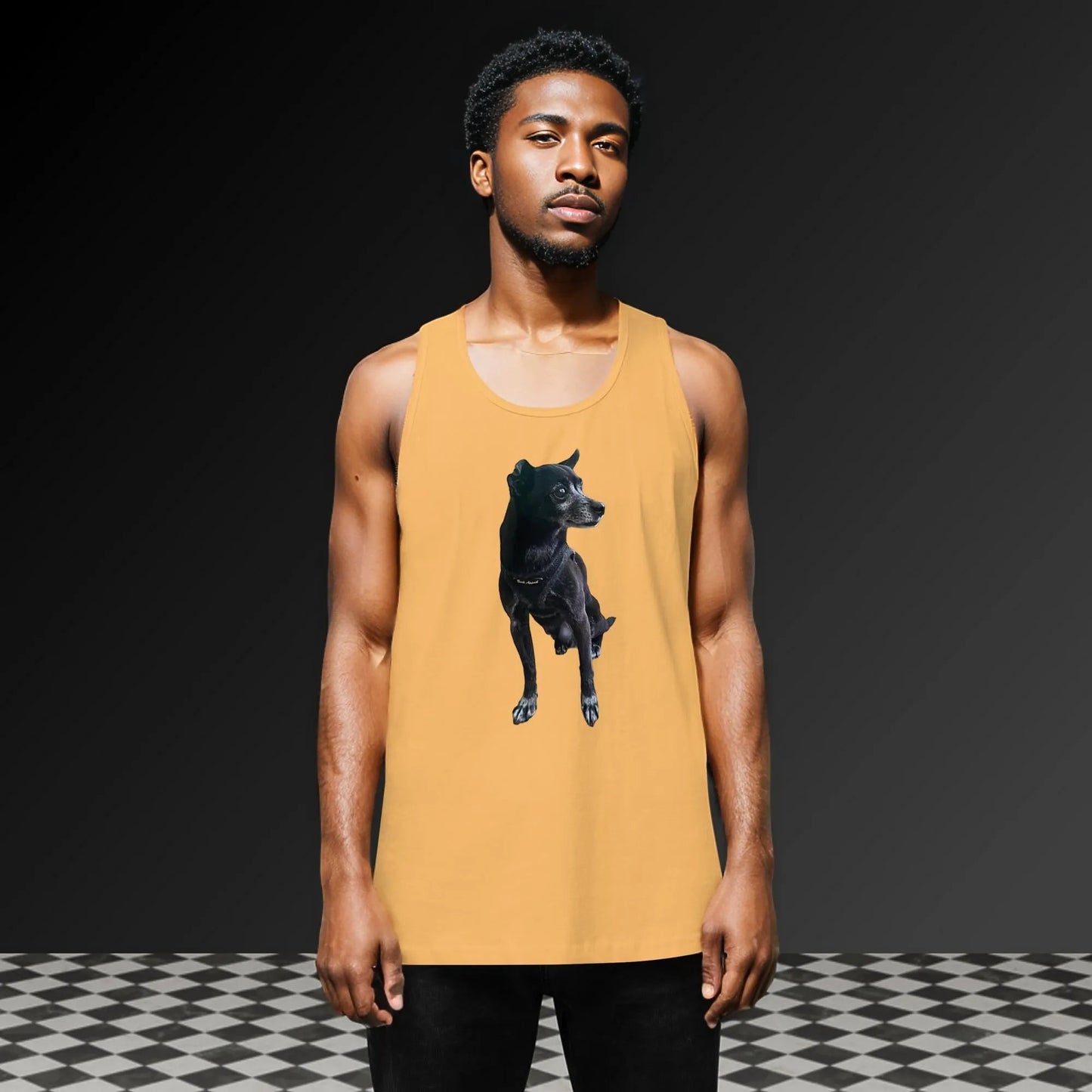 PLUSH BOY CHANCE THE DOG TANK TOP