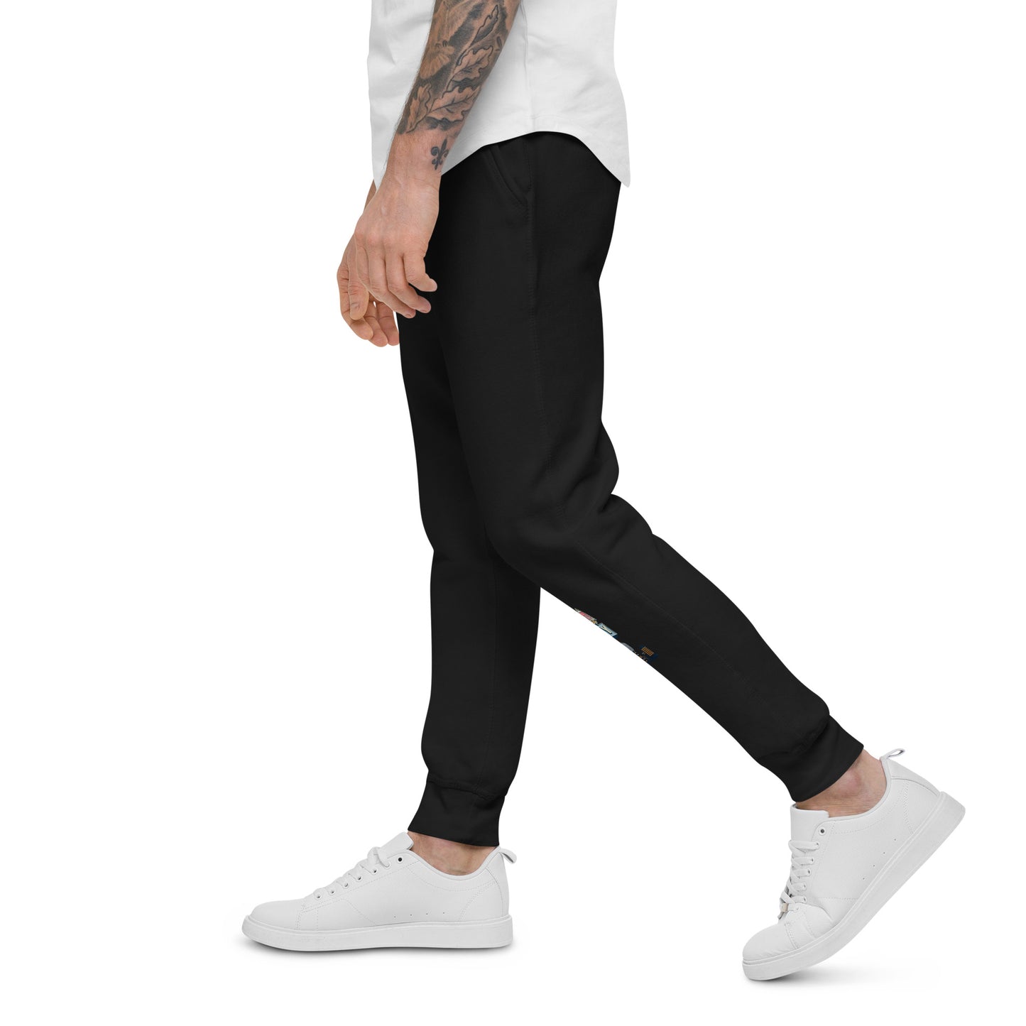 PLUSH BOY BLACKBURRY LET US NOT BE WEARY UNISEX FLEECE SWEATPANTS