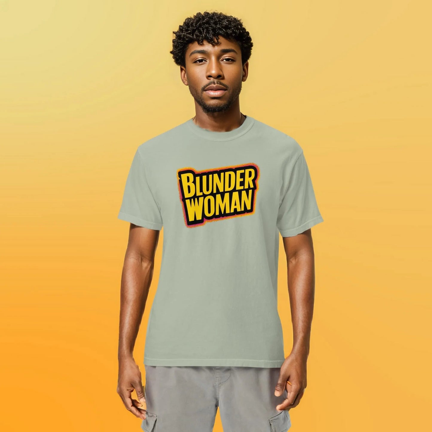 PLUSH BOY BLUNDER WOMAN TEE