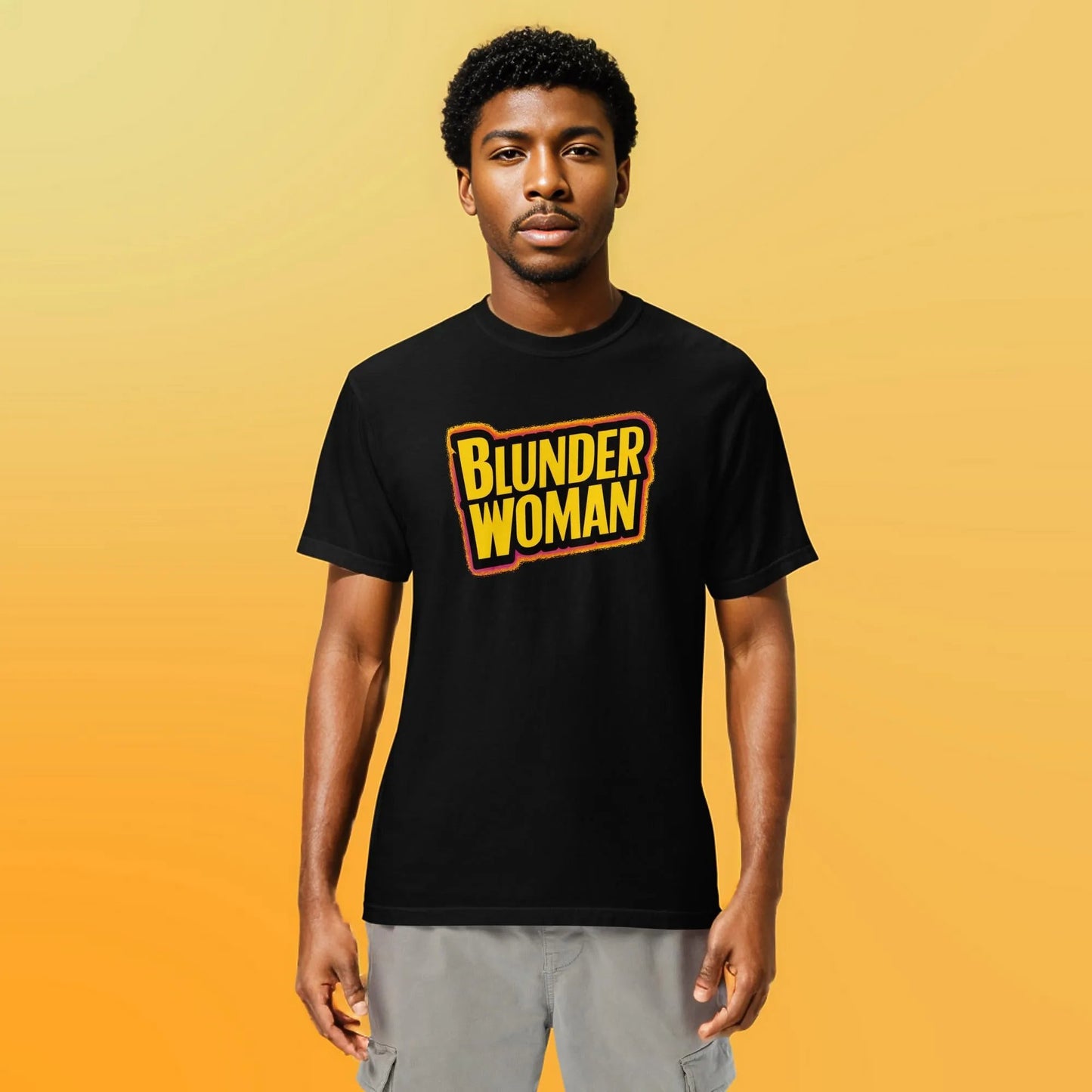PLUSH BOY BLUNDER WOMAN TEE