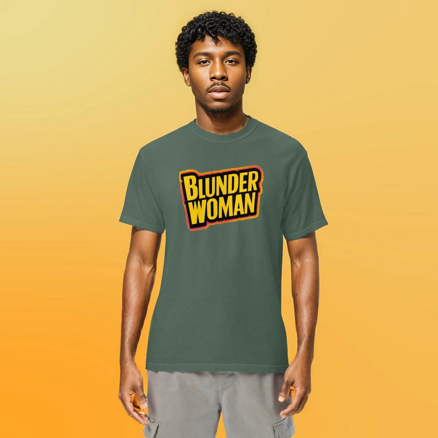 PLUSH BOY BLUNDER WOMAN TEE
