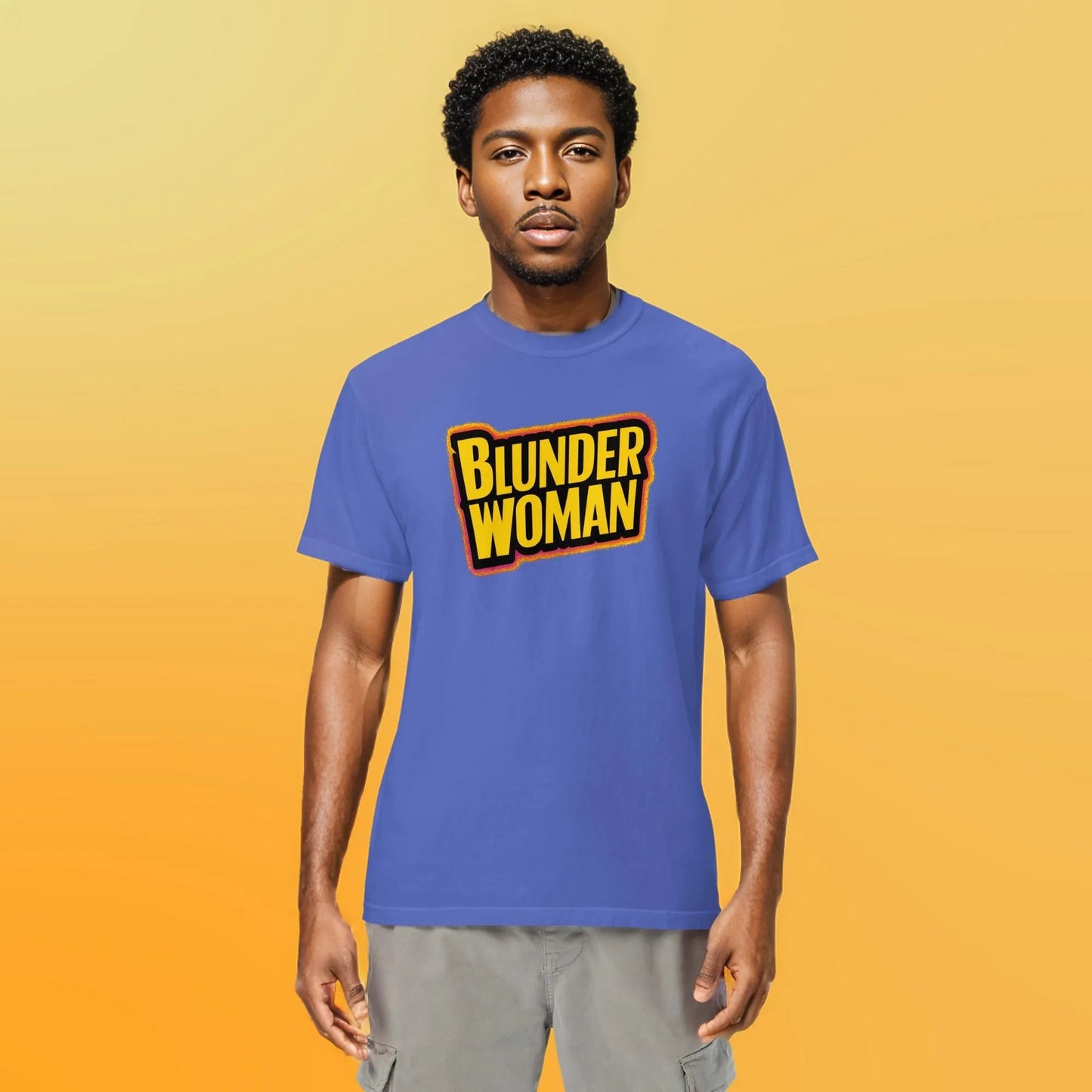PLUSH BOY BLUNDER WOMAN TEE