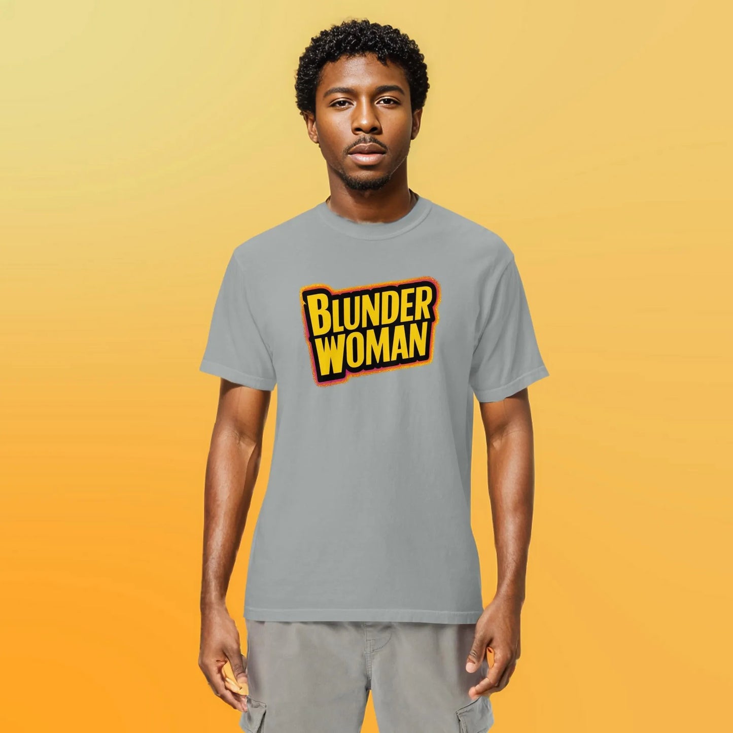 PLUSH BOY BLUNDER WOMAN TEE