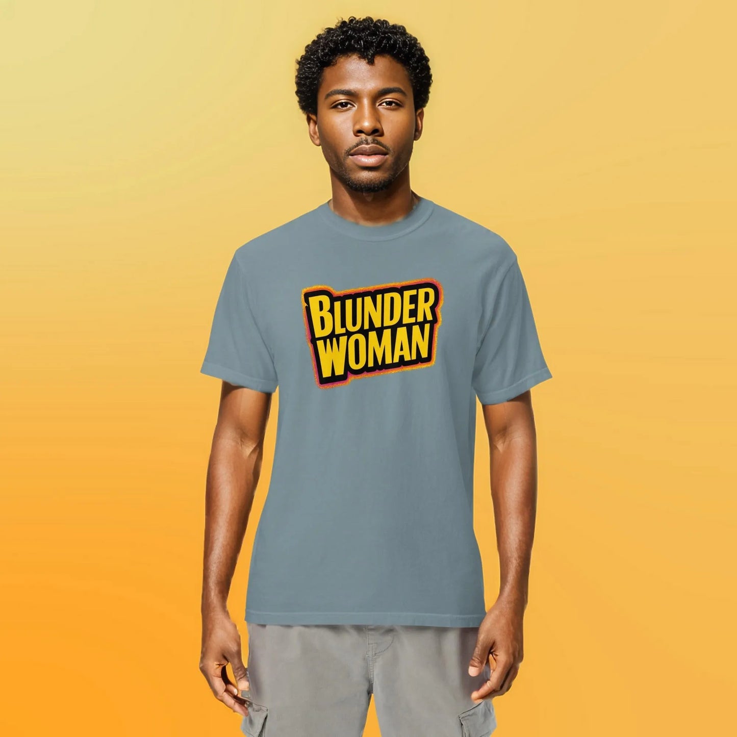 PLUSH BOY BLUNDER WOMAN TEE