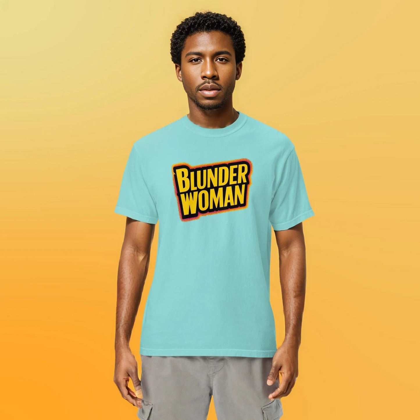 PLUSH BOY BLUNDER WOMAN TEE